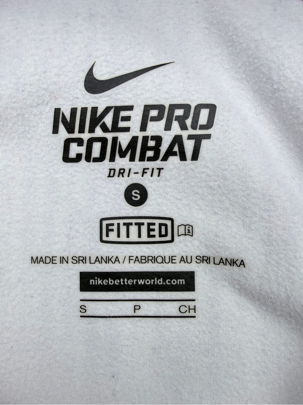 Nike Women's Pro Combat Dri-Fit Fitted Patterned Half-Zip Pullover - Picture 8 of 10